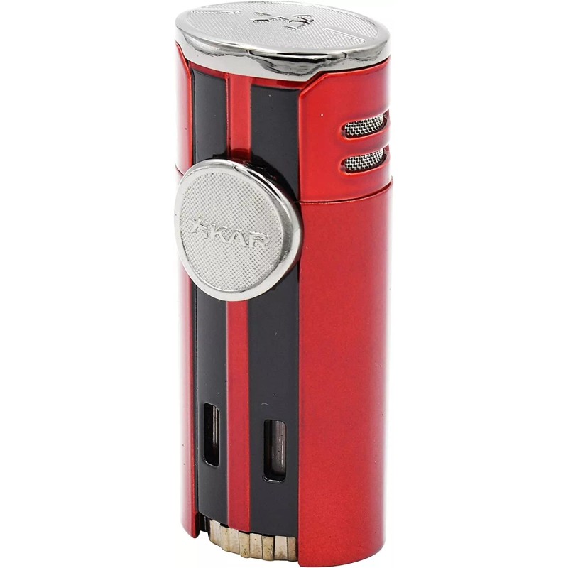 Xikar Hp4 Diamond Quad Jet Cigar Lighter - Red -