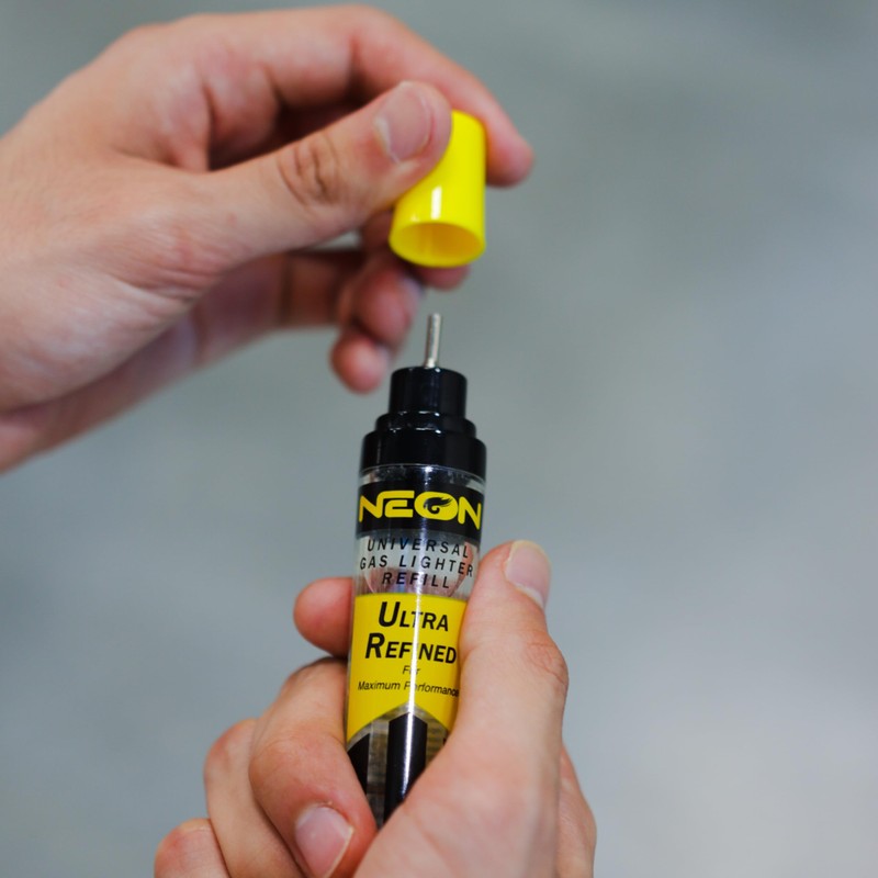 Neon Lighter Butane Fuel Refill for Refillable Butane Fuel Lighters,