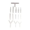 neoLab Polyamide Hose Connector for 3mm-5mm/7mm-10mm Inner Diameter, Transparent, Pack