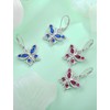 Vesitim Butterfly Dangle Earrings for Women 925 Sterling Silver Butterfly