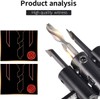 HOHXEN Adjustable Rotary Burr with Twist Drill Bit [Diameter: 30mm-120mm]