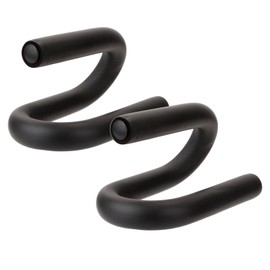 VFM e-Store - Fitness Press Up Bars Great for Gym, Fitness and Sport Recovery - 19.5cm X 12cm Black X 1