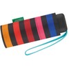 Benetton Umbrella Multistripe Rainbow Pocket Umbrella Ultra Mini Flat, Pocket