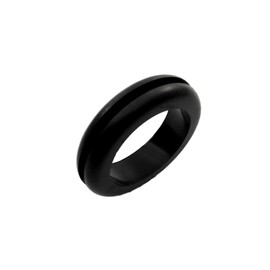 Rubber Grommet Fits 1 3/4" Hole in 1/8" Thick Panel SBR Rubber - Has 1 1/2" Center Hole (12)
