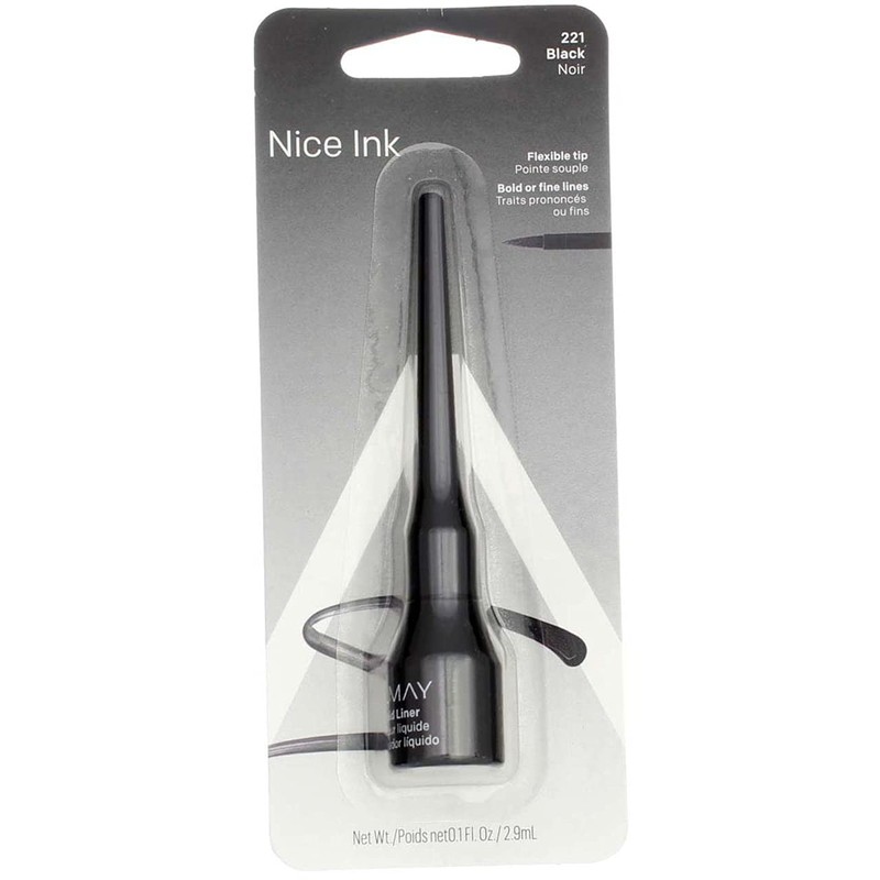 Almay Liquid Eyeliner, Black [221] 0.1 oz (Pack of 2)