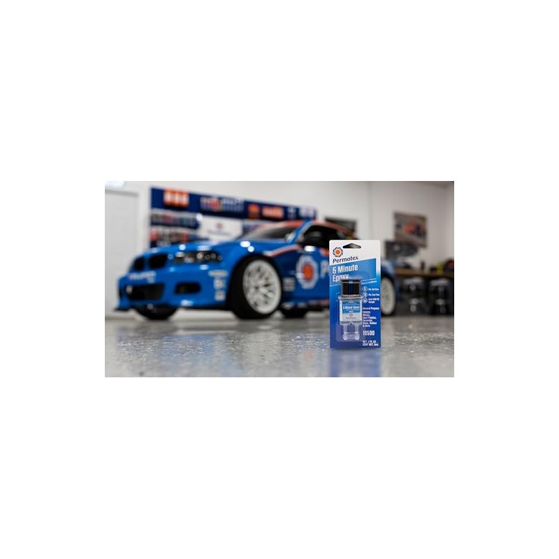 Permatex 10500-5 Minute Epoxy, Single-Use Syringe for General Purpose Creates