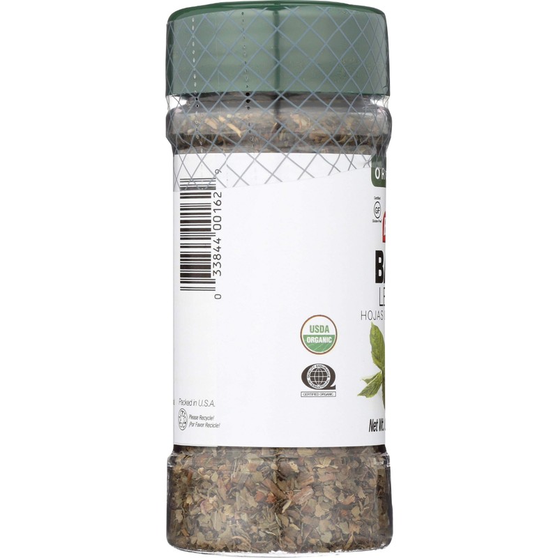 BADIA SPICES Organic Basil Leaves, 0.8 OZ
