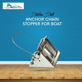MARINE CITY Heavy Duty 316 Grade Stainless Steel Strong Durable Anchor Chain Stopper Reliable Great Grip 2-3/8 Inches for Boats – Marines – Yachts – Hardware Accessories (Pack of 1)