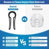 Stove knob Safety Covers - 6 Pcs Gas Stove Knob