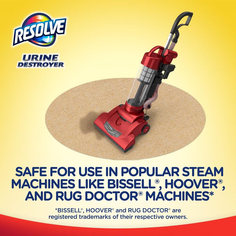 Resolve Carpet Concentrate for Steam Urine Destroyer, Carpet Cleaner Solution,