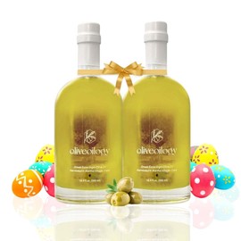 Medlicious Foods Medlicious Foods Organic Extra Virgin Olive Oil Cold Pressed - Greek Olive Oil from Greece, Early Harvest 2022/23, Low Acidity, Non-GMO, Rich in Polyphenols - 2 Bottles of 500ml Pure EVOO