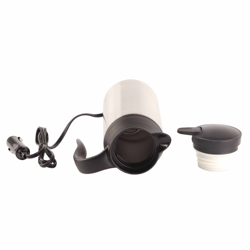 750ML Stainless Steel Car Electric Kettle Coffee Tea for Thermos