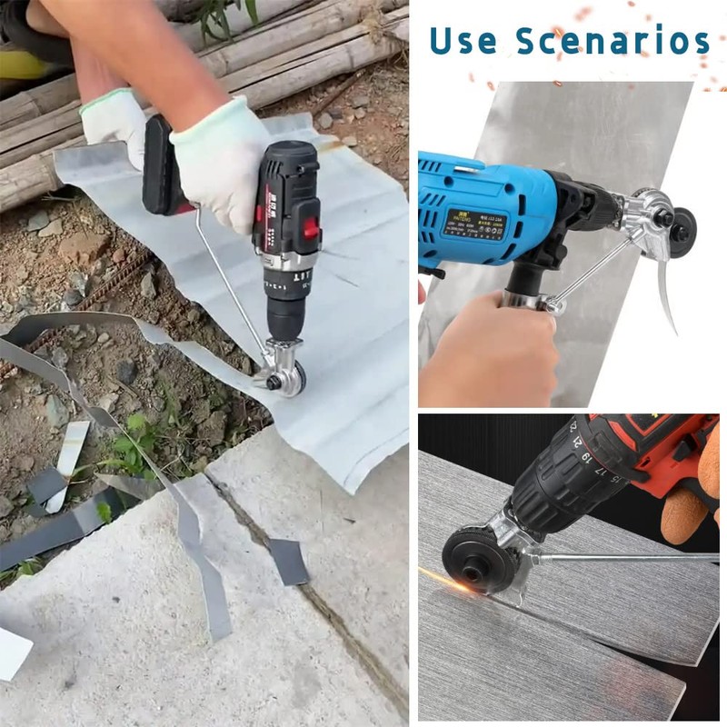 Accessories for Electric Drill, Tin Cutter, Metal Cutter, Manual Pull,