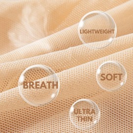 Seamless No Show Socks Ultra Thin Liner Socks for Women Lightweight Flat Boat Line Cotton Footies 3/6 Pairs-3Beige(3Packs)