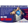 Whole Parts Range Door Hinge Assembly Part # PC020126 -