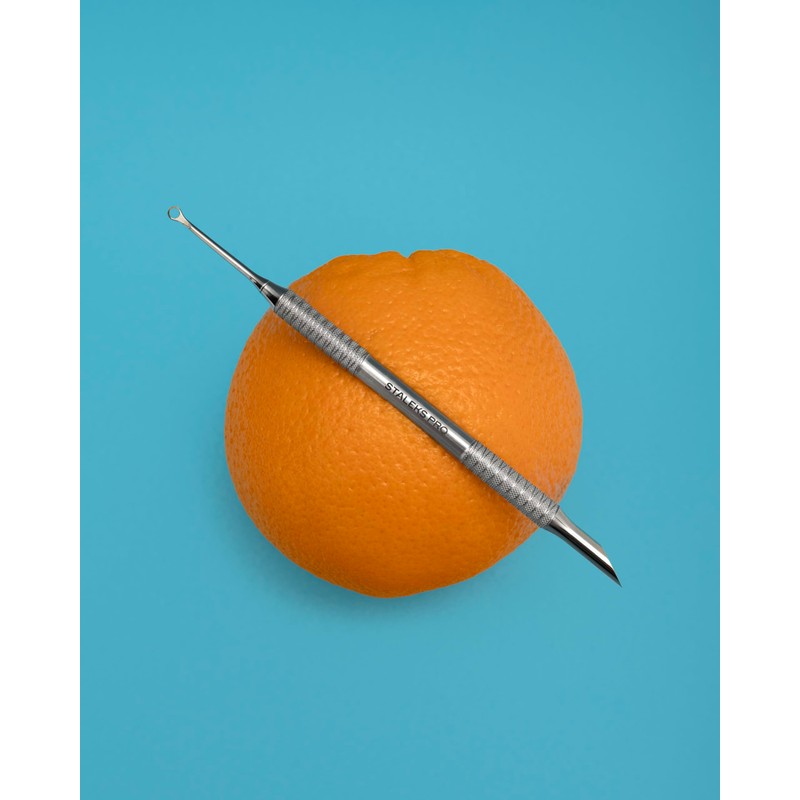 STALEKS PRO by Natury Nails 2-in-1 Cuticle Pusher, Lifts and