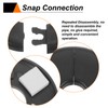 HARFINGTON 2pcs Wall Split Flange 17mm/0.7" Self-Adhesive Plumbing Cover Plates