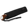 Men's Compact Windproof Automatic Open & Close Black Umbrella with