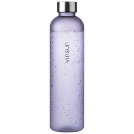 VINSUN Water Bottle 1L Purple, Leak-proof Water Flask - BPA free, Reusable, Tritan -Drinks Bottle for Sports, Gym, Travel, School, Cycling, Running, Work