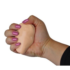 Blue Jay An Elite Healthcare Brand ‘Squeeze 4 Strength’ Hand Therapy Putty - Therapeutic Hand Putty for Fingers - Grip Strength Exercises Putty Made of Firm - Medical Putty - Dark Beige, 1 Pound