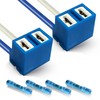 Pack of 2 H7 Connector Ceramic H7 Socket Wiring Harness