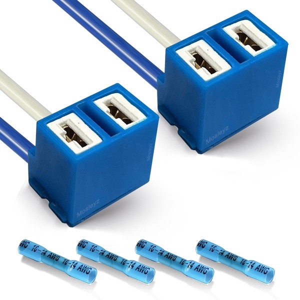 Pack of 2 H7 Connector Ceramic H7 Socket Wiring Harness