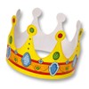 folia 23309 Children's Crowns Cardboard Assorted Models, White