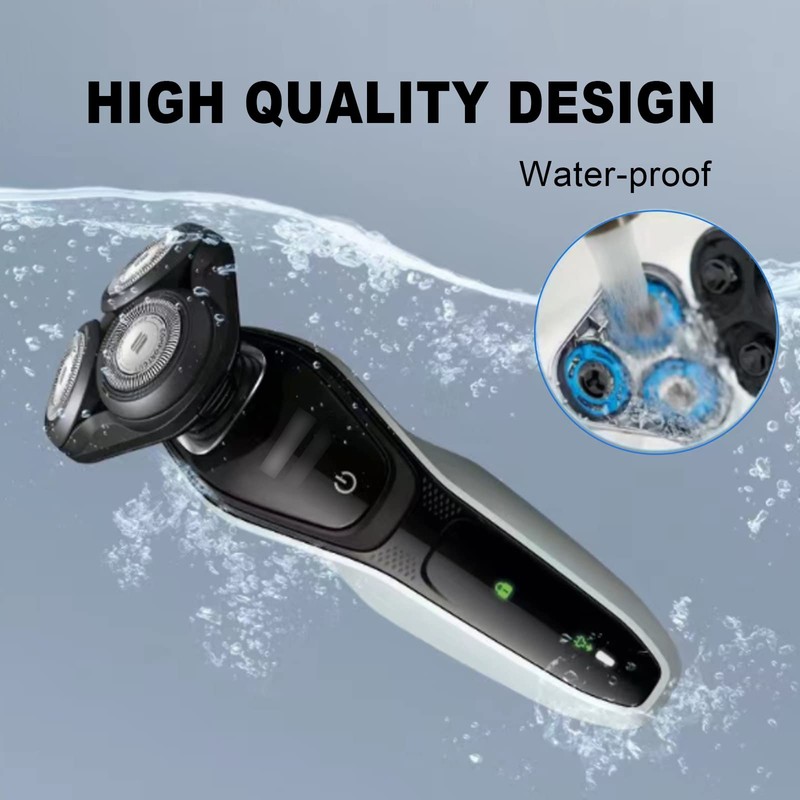 YAFIYGI 3 Pack Compatible with Replacement Electric Shaving Head Razor