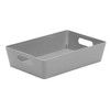 Wham Studio Basket Rectangular Cool Grey 4.01, Large