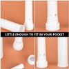 Ciieeo 5pcs Essential Oil Aromatherapy Tubes White Empty Refillable Design