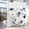 Tititex No Hooks Snap in Liner Rustic Navy Blue Floral