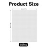 10 PCS Plastic Mesh Sheet, Plastic Mesh Canvas 20 x