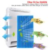 Mumusuki 5 pieces replacement filter air purifier two layer filter