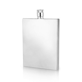 Viski Stainless Steel Slim Metal Flasks