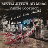 Metalkitor Scorpion 3D Metal Puzzles Kits for Adults Teens –