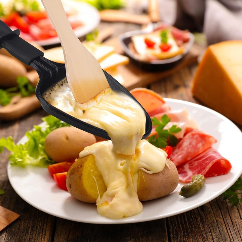 Raclette Pan Non-Stick 1 to 12 Pieces Mini Scraper Triangular