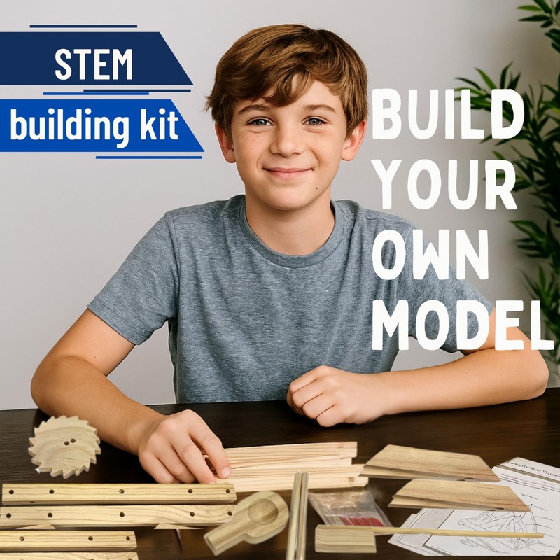 Pathfinders STEM Kits – Leonardo da Vinci Catapult kit |
