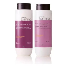 Champú y acondicionador Natura Lumina para proteger el brillo y el color