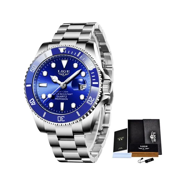 Lige - Reloj Impermeable Para Hombre, Diseño De Fantasma, Co