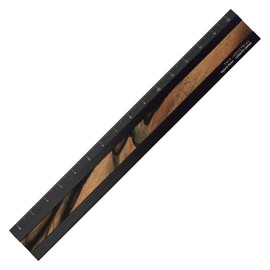 Radite LDTI-HRW-0101 Hybrid Ruler Fine Wood BK/Pale Moon Ebony