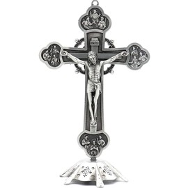 lylqmy Crucifix Jesus Christ Cross Statue Figurine Christian Gifts