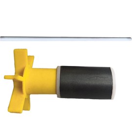 FMJZJF Aquarium Impellers for 404, 405 Rotor w/Straight Fan Blades Compatibler #A20152#A20172 External Filter Replacement Impellers Aquarium Accessories Including Ceramic Shaft