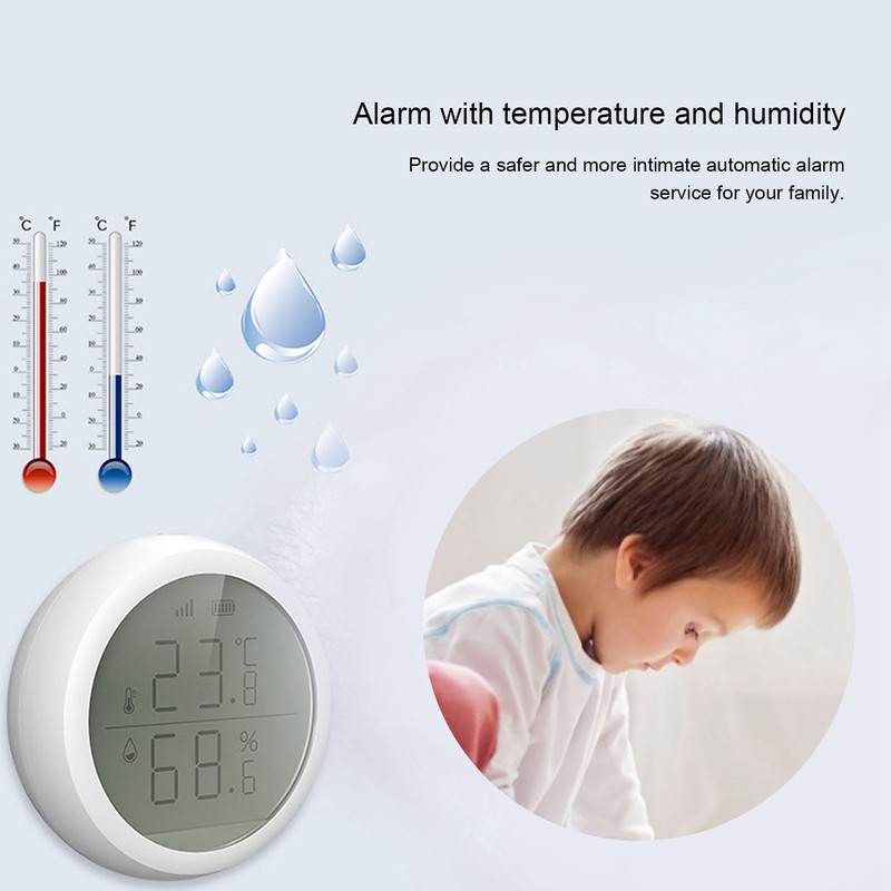 Temperature Humidity Sensor APP Remote Control Smart Probe LCD Display
