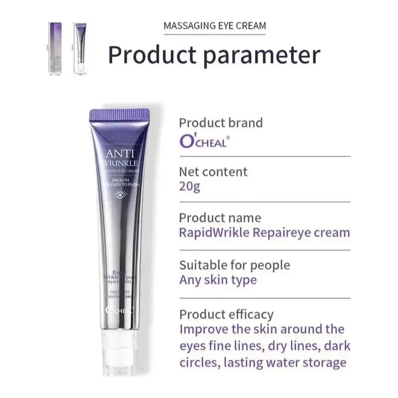 Crema Contorno Ojos Antiojeras Arrugas Rollerball Peptidos Todo Tipo De
