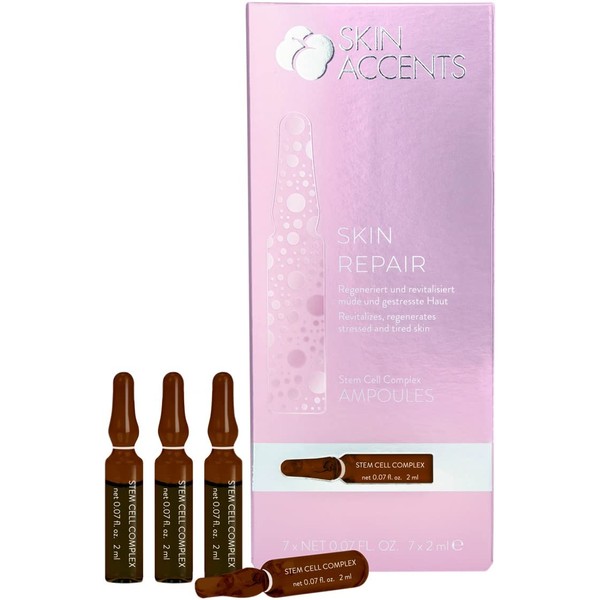 Inspira Skin Accents Skin Repair Stem Cell Complex Ampoules Regenerates and Revitalises Tired and Stressed Skin