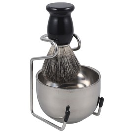 IWOWHERO Men's Shaving Set Shaving Brush Bowl Stand Barber Kit with Beard Combs Perfect for Home