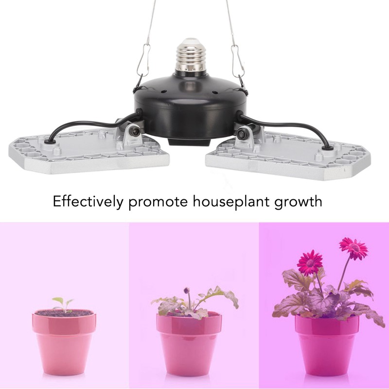Plant Grow Light 3 Heads Foldable E27 240 LEDs Red