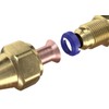 FlareSeal Leak Free 5/8” SAE Flare Seal Fitting - Refrigeration,