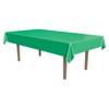 Beistle 54-Inch by 108-Inch Rectangular Tablecover, Green
