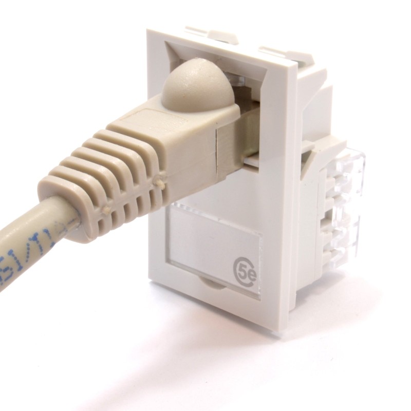 kenable Floor Box Keystone Cat5e Low Profile Network 6C Module